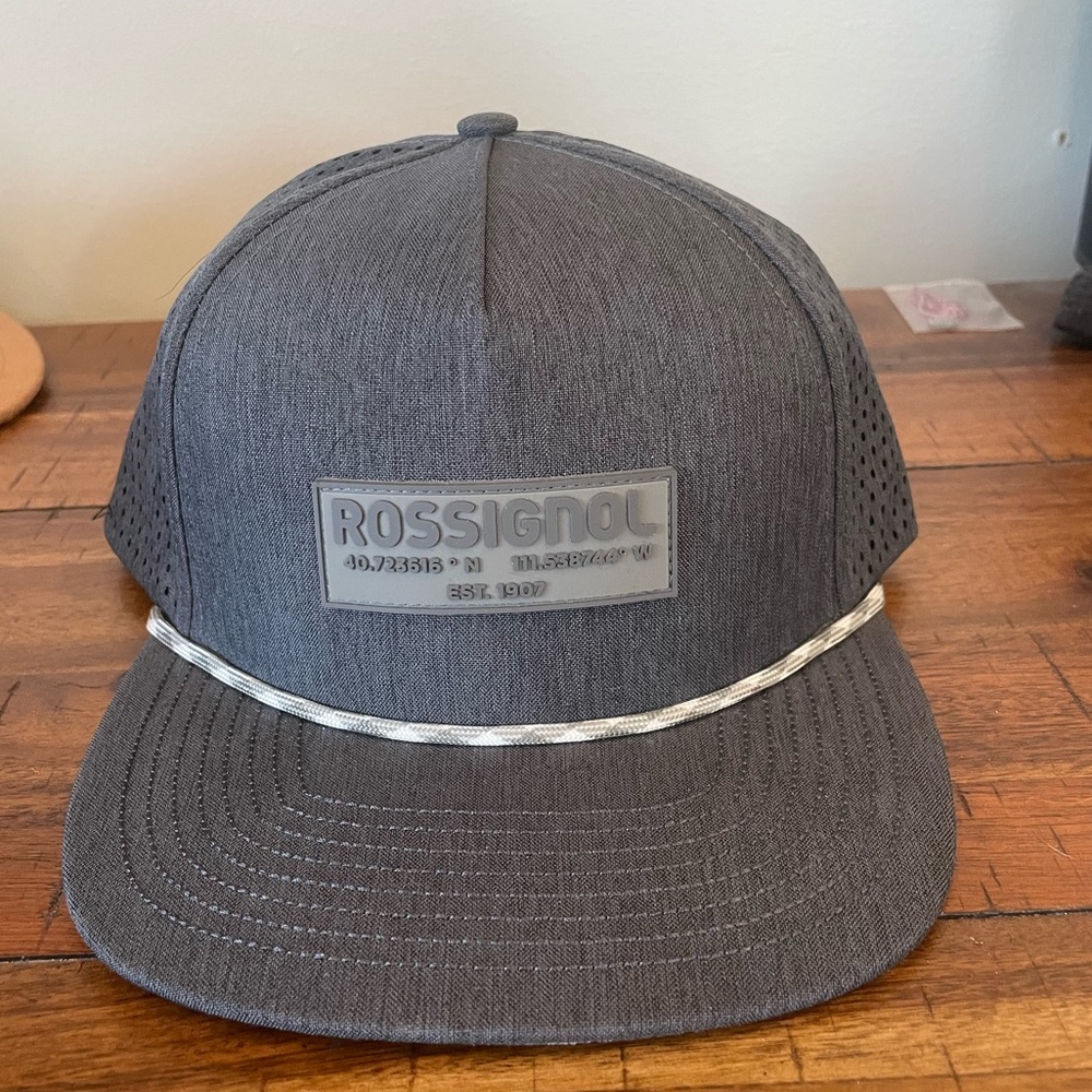 Rossignol Gray Flat Rimmed Hat - UNWORN